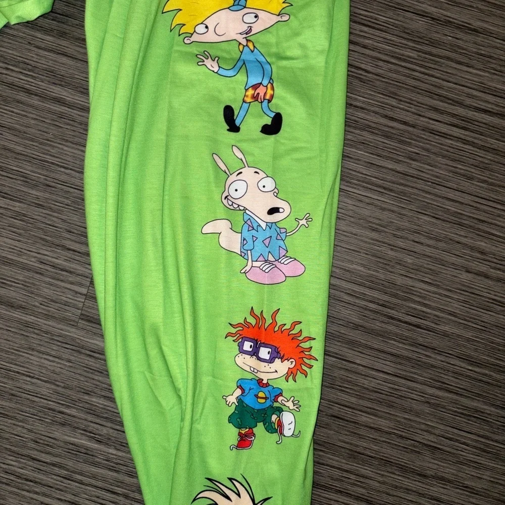 Women’s Neon Orange 🧡Slime Joggers w/ Graphic Design Size XXL ~ NEW, NEVER WORN - Picture 11 of 14